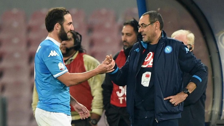 Menanti Reuni Higuain Dengan Sarri Dan Jorginho