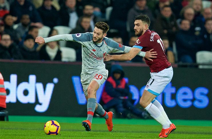 Liverpool Tersandung di Kandang West Ham