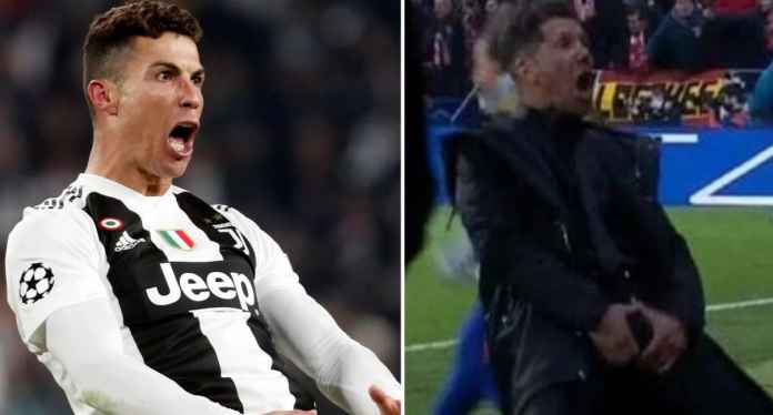 Diego Simeone Senang Selebrasinya Ditirukan Cristiano Ronaldo